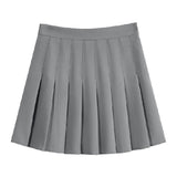 Four Seasons Short Dress Women's Hundredfolded Dress JK Uniform Skirt Fashion Half-Sleep (Long + Safety Pants + Zipper + Button)