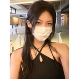 Fashion Sexy Hottie Pure Desire Vest Sling With A Sweater Women's Summer Small Body Repair Joint On The Bottom Of The Dress