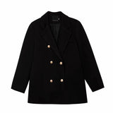 [Original Practice] Short Suit This Coat Coat Black Hair Coat Autumn And Winter Small High Sense Plus