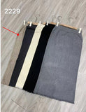 Autumn And Winter New French Retro Fragrant Tweed Knitted Half-Dress Girl With High Waist Long Straight Skirt