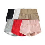 Hottie Wind Thread Splicing Ultra-Short Hot Pants High-Waist Shorts Hot Pants Hot Pants Casual New