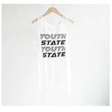 Fashion Sports Fitness Yoga Vest Women's Summer Loose Letter Buff Perspective Mesh Hoodie Top