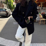 [Original Practice] Short Suit This Coat Coat Black Hair Coat Autumn And Winter Small High Sense Plus