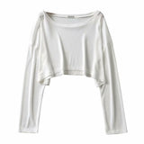 Spring 2025 Velvet Women's Jacket Round Collar Loose Women's T-Shirt Sunscreen