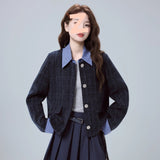 2026 Spring And Autumn New French Famous And Fake Two Small Scent Short Coat Women's Advanced Sense College Temperament Temperament Temperament