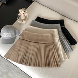 Real Shooting 2025 New Version Of Red Sweet And Spicy Wind To Repair Height Waist Hair Of The Hundred-Fold Skirt Half-Dress Woman