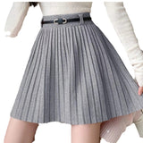 KANING College Wind Knitted Dress 2026 Autumn New Women's High Waist Skinny Casual Short Dress 100-Folded Dress